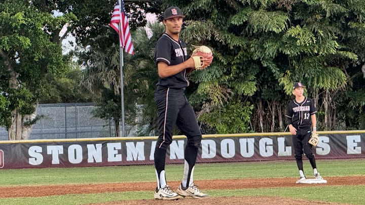 Marjory Stoneman Douglas left-hander Gio Rojas continues to be among the most dominant pitchers in the country. In Game 1 of the Eagles' regional quarterfinals, Rojas struck out 13 batters against Cypress Bay.