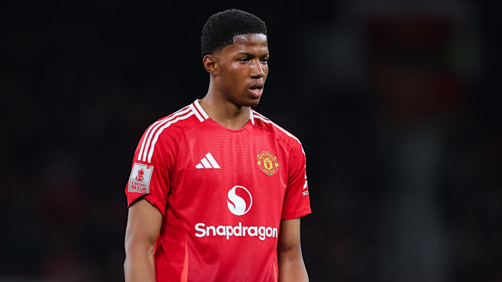 Chido Obi has played four times for Man Utd in 2025