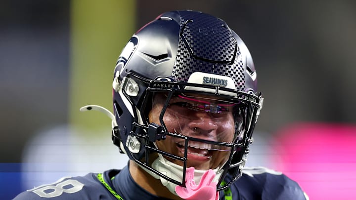 Elijah Arroyo of the Seattle Seahawks Elijah Arroyo of the Seattle Seahawks