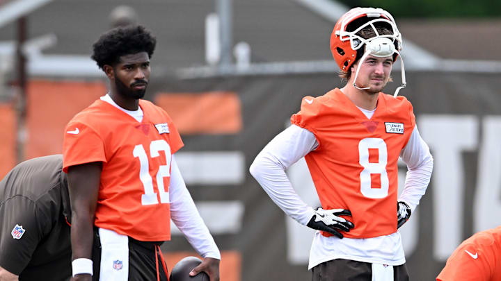 Cleveland Browns QB Shedeur Sanders, Kenny Pickett