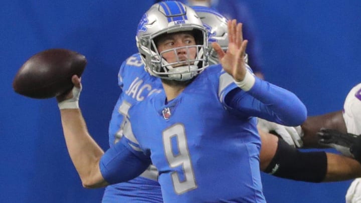 Former Lions quarterback Matthew Stafford.