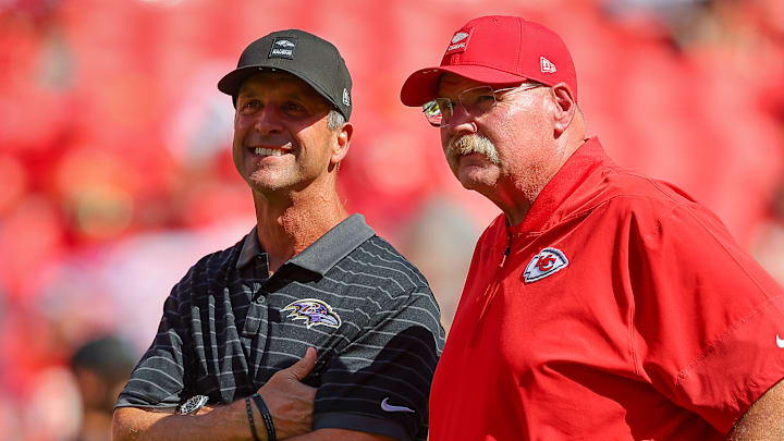 John Harbaugh, Andy Reid