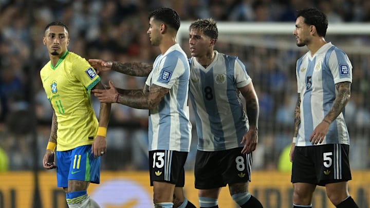 Raphinha y Brasil están cayendo 3-1 ante Argentina