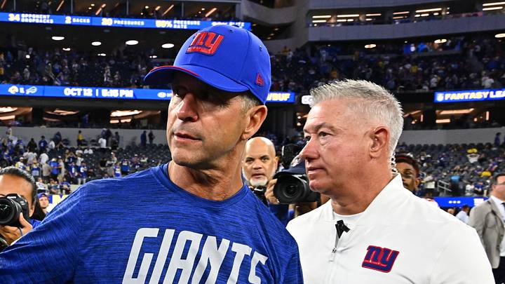 New York Giants head coach John Harbaugh New York Giants head coach John Harbaugh