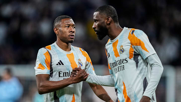 David Alaba (left) and Antonio Rüdiger only have one year left on their Real Madrid contracts.