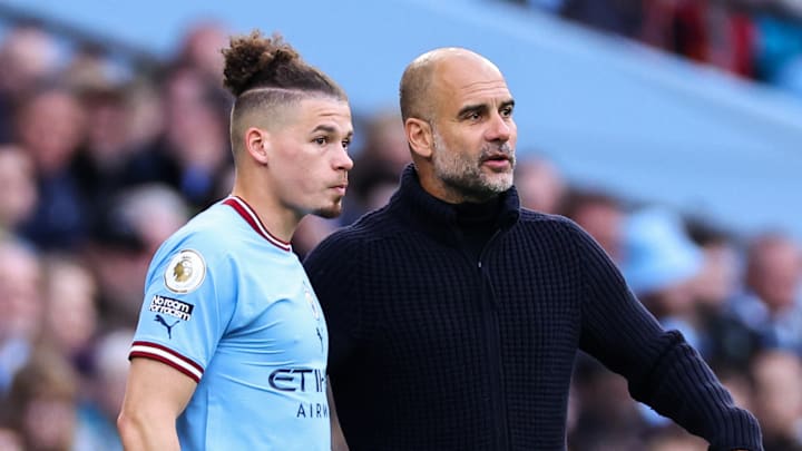 Kalvin Phillips agiert unter Pep Guardiola höchstens als Joker. Kalvin Phillips agiert unter Pep Guardiola höchstens als Joker.