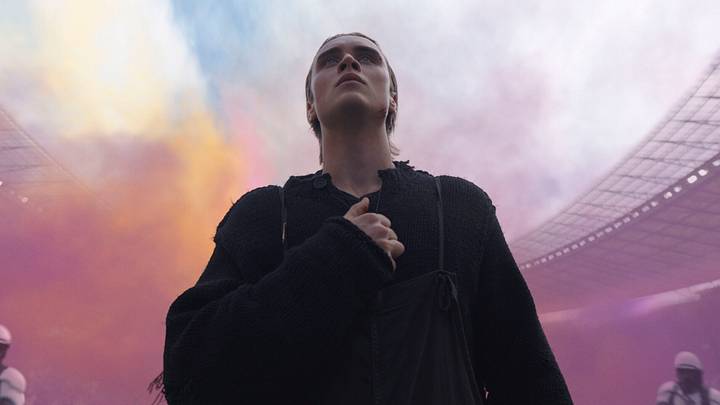 Joseph Zada as Haymitch Abernathy in The Hunger Games: Sunrise on the Reaping. Photo Credit: Courtesy of Lionsgate Joseph Zada as Haymitch Abernathy in The Hunger Games: Sunrise on the Reaping. Photo Credit: Courtesy of Lionsgate