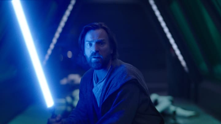 Obi-Wan Kenobi (Ewan McGregor) in Lucasfilm's OBI-WAN KENOBI, exclusively on Disney+. © 2022 Lucasfilm Ltd. & ™. All Rights Reserved.