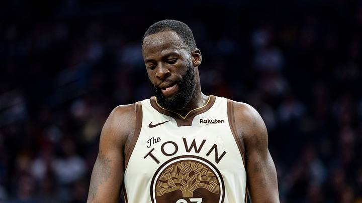 Mar 25, 2026; San Francisco, California, USA; Golden State Warriors forward Draymond Green (23) reacts after a foul is called in favor of the Brooklyn Nets during the second quarter at Chase Center. Mandatory Credit: John Hefti-Imagn Images Mar 25, 2026; San Francisco, California, USA; Golden State Warriors forward Draymond Green (23) reacts after a foul is called in favor of the Brooklyn Nets during the second quarter at Chase Center. Mandatory Credit: John Hefti-Imagn Images