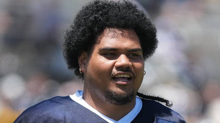 Dallas Cowboys defensive tackle Jay Toia at training camp at River Ridge Playing Fields. Dallas Cowboys defensive tackle Jay Toia at training camp at River Ridge Playing Fields.