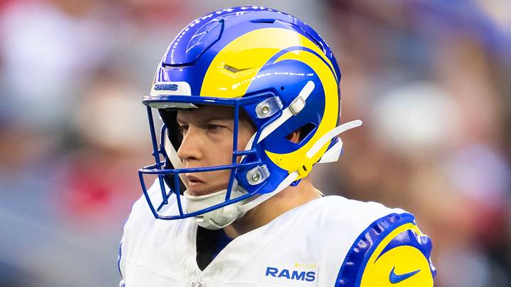 Los Angeles Rams  kicker Harrison Mevis.