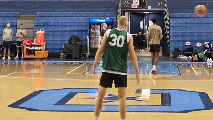 Sam Hauser at the McAllister Field House at The Citadel Sam Hauser at the McAllister Field House at The Citadel
