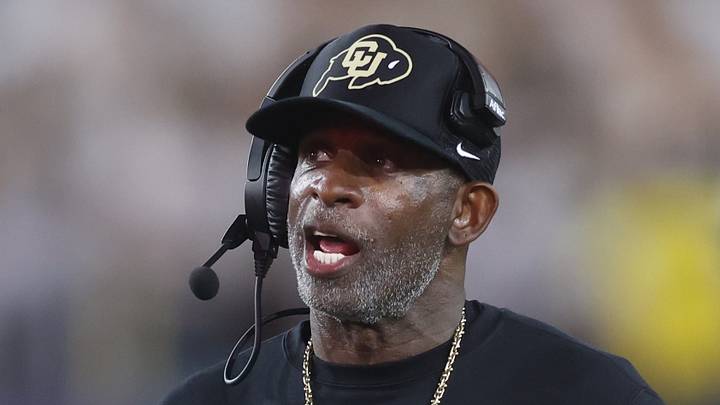 Sep 3, 2026; Atlanta, Georgia, USA; Colorado Buffaloes head coach Deion Sanders reacts in the first half against the Georgia Tech Yellow Jackets at Bobby Dodd Stadium at Hyundai Field. Mandatory Credit: Brett Davis-Imagn Images Sep 3, 2026; Atlanta, Georgia, USA; Colorado Buffaloes head coach Deion Sanders reacts in the first half against the Georgia Tech Yellow Jackets at Bobby Dodd Stadium at Hyundai Field. Mandatory Credit: Brett Davis-Imagn Images