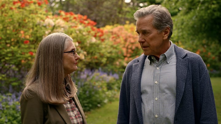 Annette O'Toole as Hope McCrea and Tim Matheson as Dr. Vernon Mullins in Episode #706 of Virgin River S7