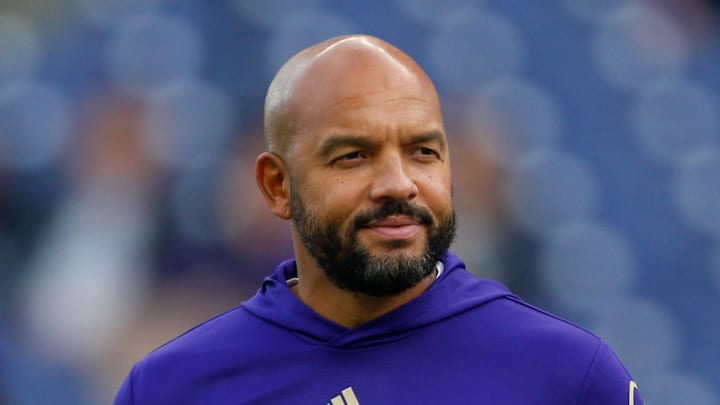 The Atlanta Falcons fired defensive coordinator Jimmy Lake after one season.