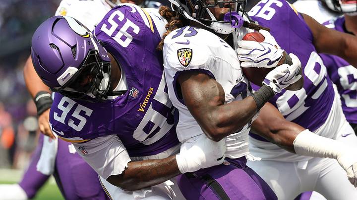 Breaking down how much action this year's Vikings rookie class could see in Week 1, including Caleb Banks's projected snap count. Breaking down how much action this year's Vikings rookie class could see in Week 1, including Caleb Banks's projected snap count.