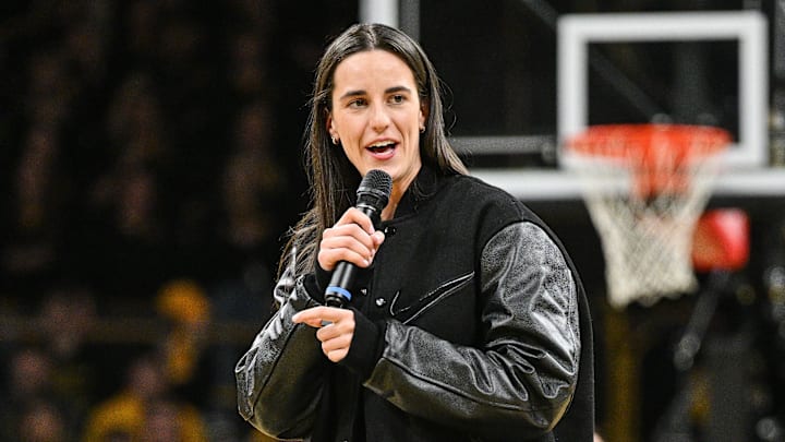 Caitlin Clark speaks