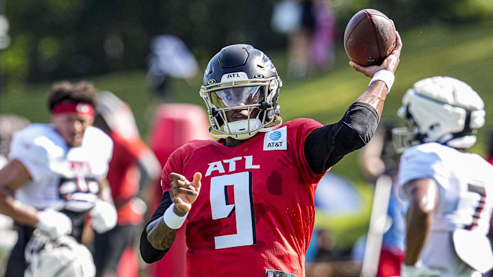 Atlanta Falcons starting quarterback Michael Penix Jr. continued a strong training camp on Thursday.