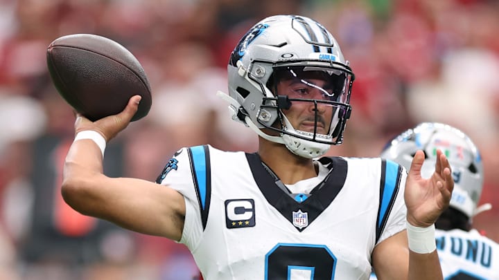 Carolina Panthers quarterback Bryce Young