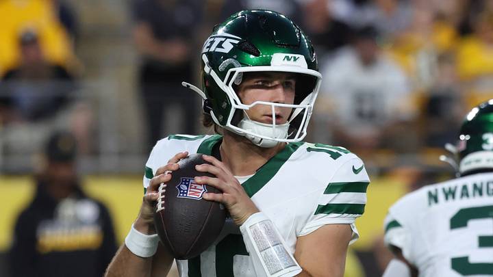 New York Jets quarterback Cade Klubnik