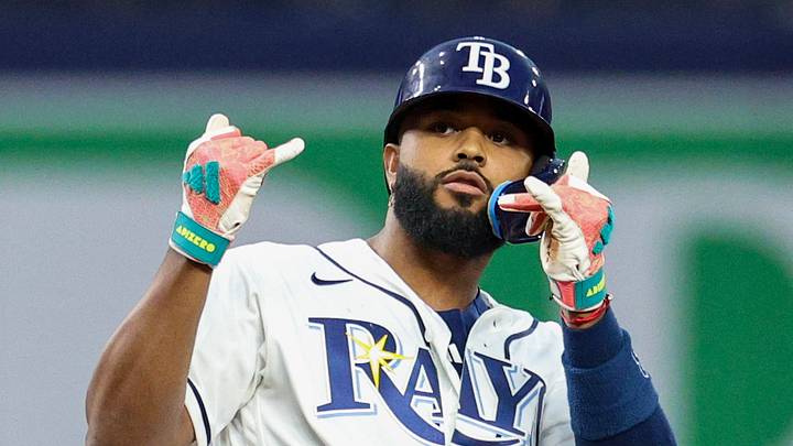 Tampa Bay Rays third baseman Junior Caminero