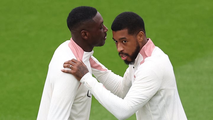 Randal Kolo Muani et Presnel Kimpembe - PSG