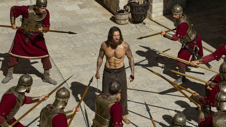 Vikings Valhalla. Leo Suter as Harald Sigurdsson in episode 107 of Vikings Valhalla. Cr. Bernard Walsh/Netflix © 2023