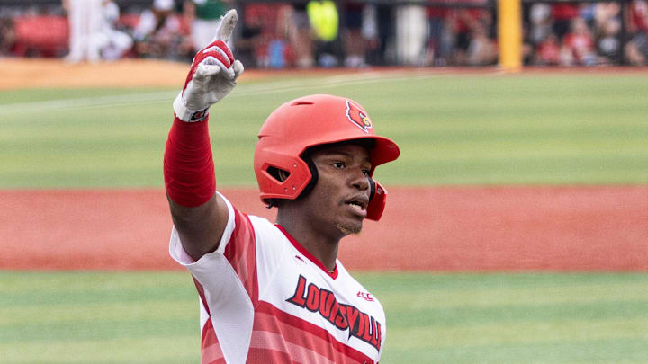 Louisville outfielder Eddie King Jr.