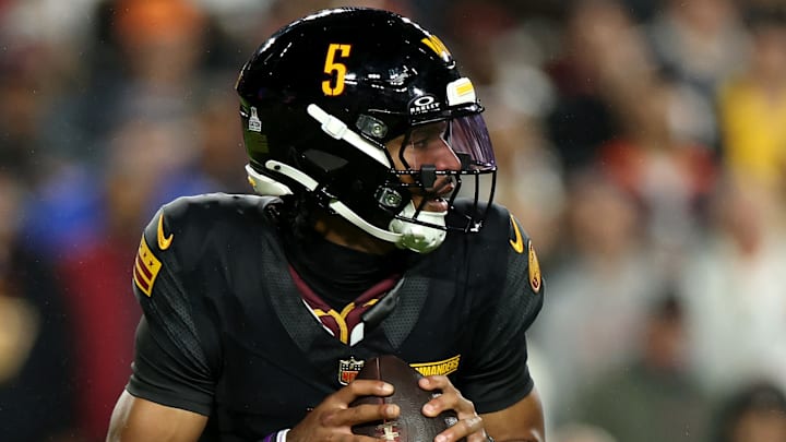 Washington Commanders quarterback Jayden Daniels