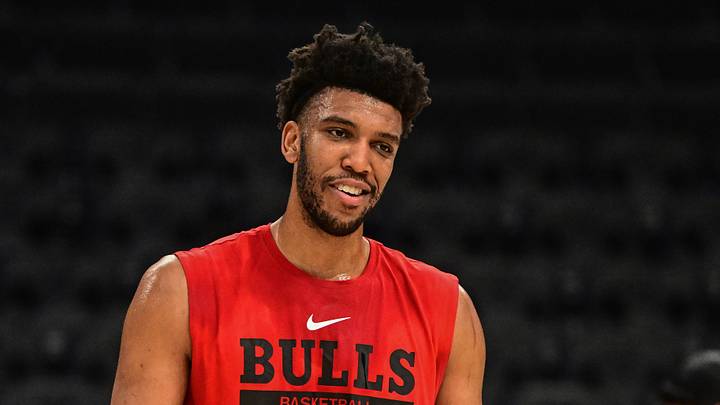 Nov 23, 2022; Milwaukee, Wisconsin, USA; Chicago Bulls center Tony Bradley (13) warms up before a game against Milwaukee Bucks at Fiserv Forum. Nov 23, 2022; Milwaukee, Wisconsin, USA; Chicago Bulls center Tony Bradley (13) warms up before a game against Milwaukee Bucks at Fiserv Forum.