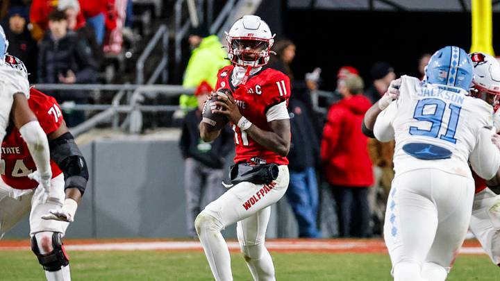 NC State quarterback CJ Bailey enters the 2026 season as a potential riser in the 2027 NFL Draft.