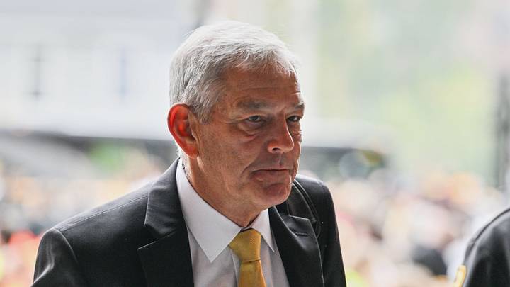Oct 25, 2025; Iowa City, Iowa, USA; Iowa Hawkeyes head coach Kirk Ferentz arrives at Kinnick Stadium before the game against the Minnesota Golden Gophers. Mandatory Credit: Jeffrey Becker-Imagn Images
