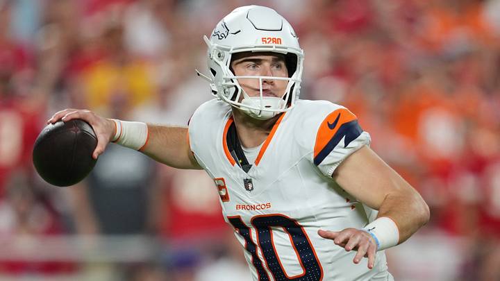 Denver Broncos quarterback Bo Nix Denver Broncos quarterback Bo Nix