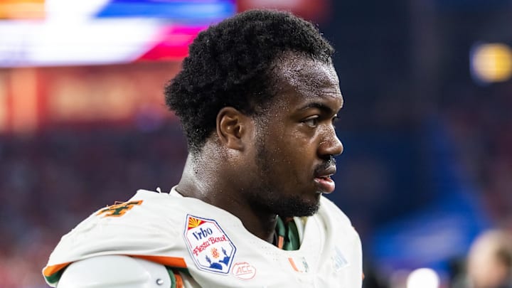 Miami Hurricanes defensive lineman Rueben Bain Jr. 