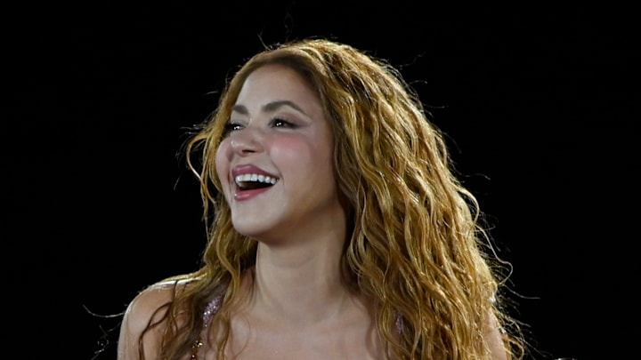 Shakira performs at Zocalo of Mexico City Shakira performs at Zocalo of Mexico City