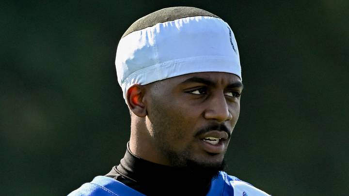 Indianapolis Colts cornerback Justin Walley (27) participates in a drill
