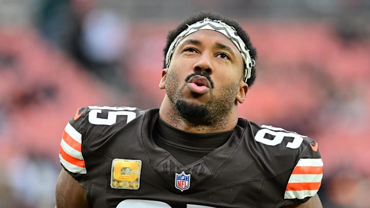Cleveland Browns defensive end Myles Garrett