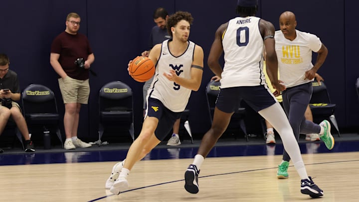 West Virginia University forward Ofri Naveh West Virginia University forward Ofri Naveh