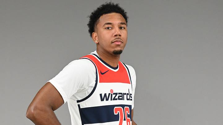 Sep 28, 2026; Washington, DC, USA; Washington Wizards guard Reece Beekman (26) poses for a portrait during Washington Wizards Media Day. Mandatory Credit: Rafael Suanes-Imagn Images Sep 28, 2026; Washington, DC, USA; Washington Wizards guard Reece Beekman (26) poses for a portrait during Washington Wizards Media Day. Mandatory Credit: Rafael Suanes-Imagn Images