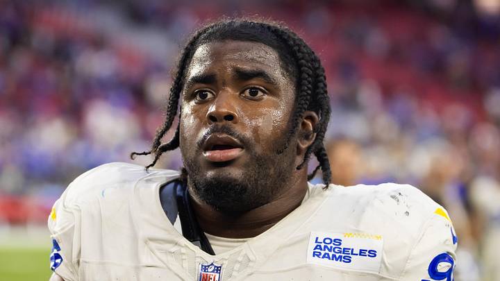 Los Angeles Rams linebacker Keir Thomas II. Los Angeles Rams linebacker Keir Thomas II.