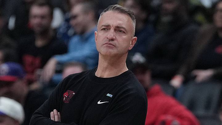 Oct 21, 2026; Toronto, Ontario, CAN;  Toronto Raptors head coach Darko Rajakovic watches play against the Chicago Bulls during the fourth quarter at Scotiabank Arena.  Mandatory Credit: Nick Turchiaro-Imagn Images