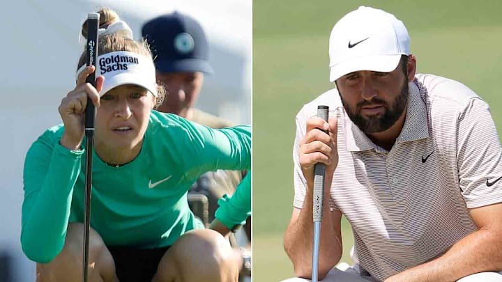 Nelly Korda and Scottie Scheffler have yet to win this season but have been in the mix several times.