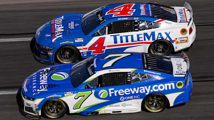 Daniel Suarez, Trackhouse Racing, Noah Gragson, Front Row Motorsports, NASCAR