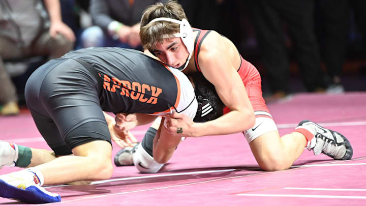 Melissa's Vinny Ferrari won a state title as a freshman and helped his team claim the Class 5A crown.