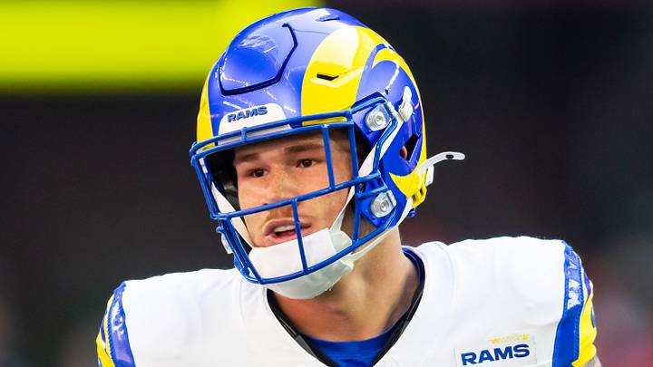 Los Angeles Rams tight end Terrance Ferguson. Los Angeles Rams tight end Terrance Ferguson.