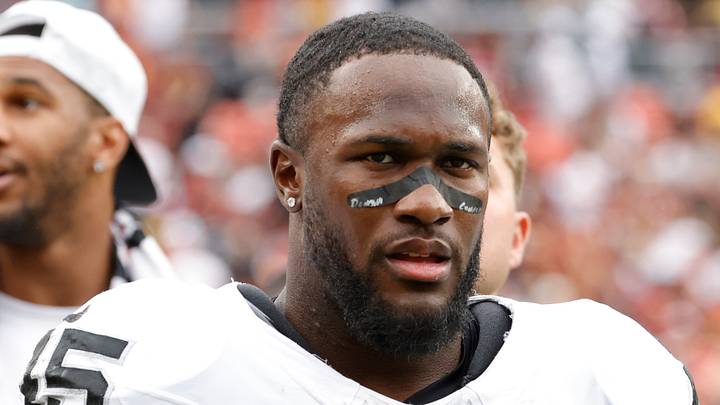 Former Las Vegas Raiders linebacker Devin White Former Las Vegas Raiders linebacker Devin White