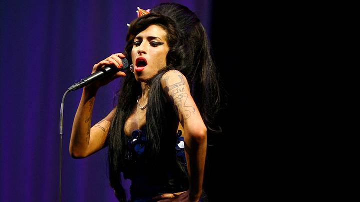 Amy Winehouse performing on June 28, 2008. Amy Winehouse performing on June 28, 2008.