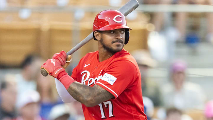 Cincinnati Reds outfielder Dane Myers Cincinnati Reds outfielder Dane Myers