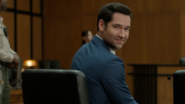 The Lincoln Lawyer. Manuel Garcia-Rulfo as Mickey Haller in episode 402 of The Lincoln Lawyer