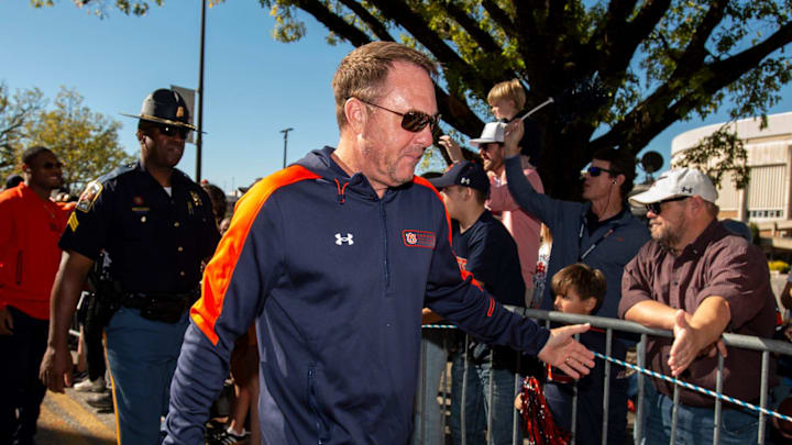 Auburn Tigers head coach Hugh Freeze enters his third season with a rebuilt roster including offensive tackle Xavier Chaplin. Auburn Tigers head coach Hugh Freeze enters his third season with a rebuilt roster including offensive tackle Xavier Chaplin.